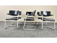 Gdb - - leder - vergaderstoelen (6x) - afbeelding 3 van  5