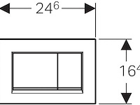Geberit bedieningsplaat - afbeelding 3 van  4
