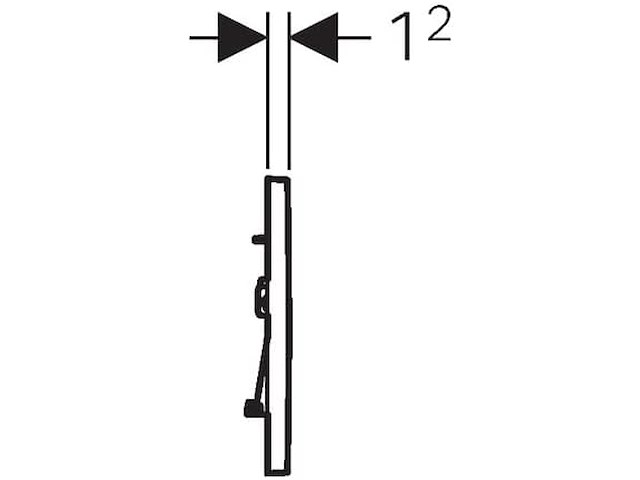 Geberit bedieningsplaat - afbeelding 2 van  4