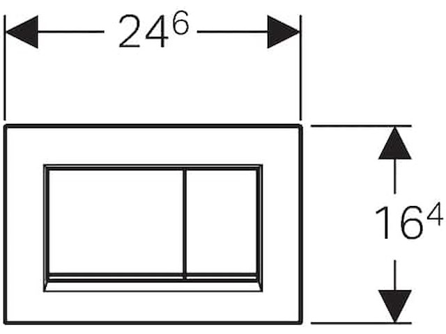 Geberit bedieningsplaat - afbeelding 3 van  4