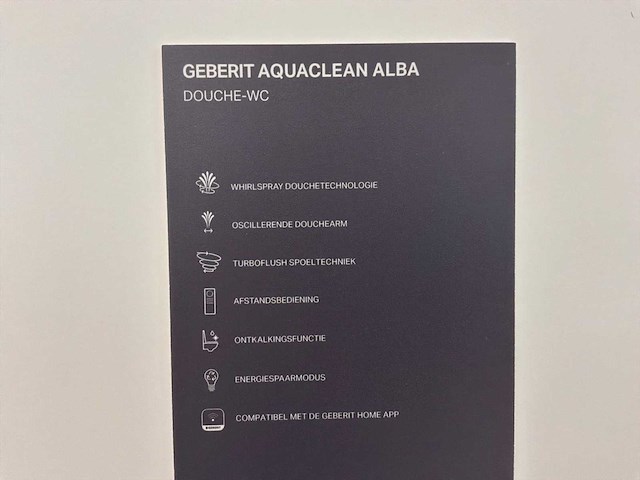 Geberit douche wc alba hangtoilet - afbeelding 8 van  9