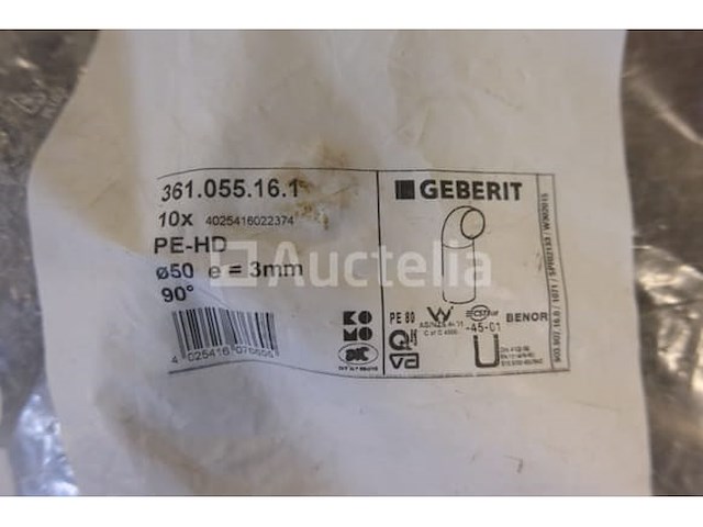 Geberit-ellebogen en fittingen - afbeelding 10 van  11