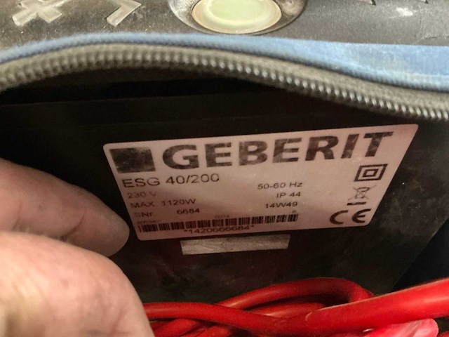 Geberit esg 40/200 lasapparaat - afbeelding 3 van  5