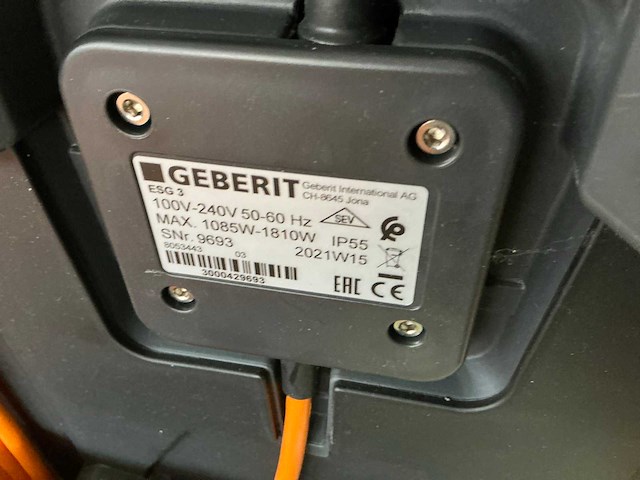 Geberit esg3 elektrolasapparaat - afbeelding 3 van  3