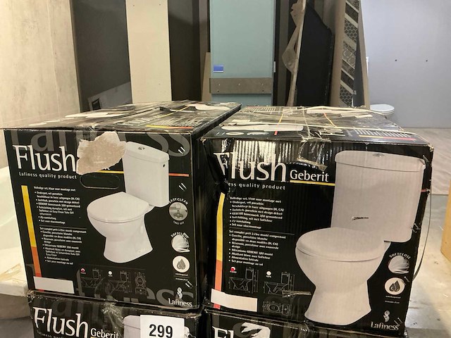 Geberit flush toiletset (2x) - afbeelding 2 van  3