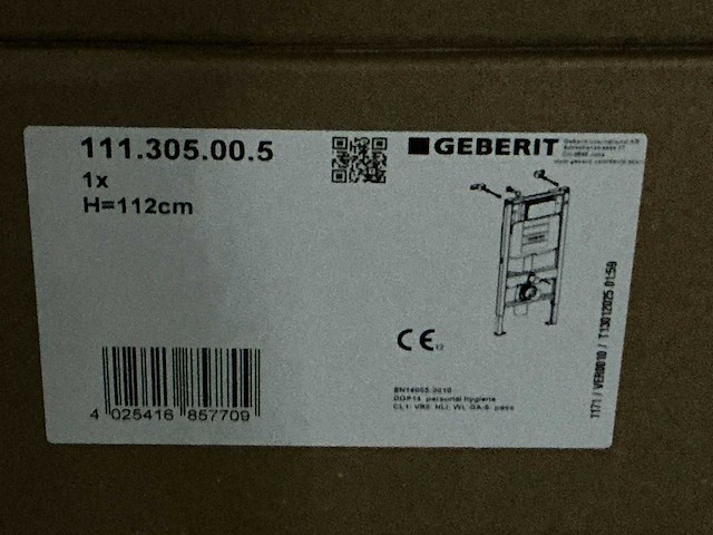 Geberit inbouw reservoir (3x) - afbeelding 2 van  2
