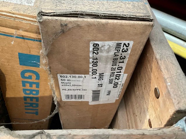 Geberit mepla 16+20 op rol 50 meter partij vloerverwarmingsbuis (4x) - afbeelding 2 van  3