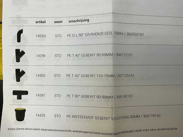 Geberit pe cv-installatiemateriaal (65x) - afbeelding 8 van  21