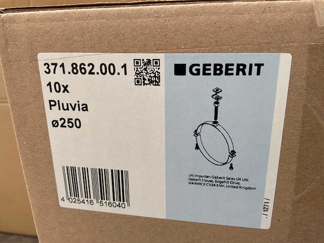 Geberit pluvia diameter 250 mm partij buis bevestigingsbeugels (50x) - afbeelding 1 van  2