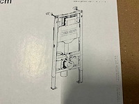 Geberit systemfix sigma 12cm element voor hangtoilet - afbeelding 1 van  4