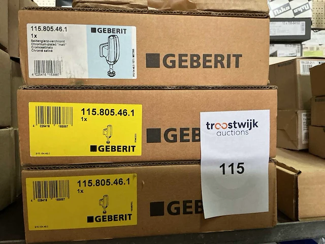 Geberit toilet waterdoorspoel toets (5x) - afbeelding 1 van  1