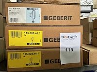 Geberit toilet waterdoorspoel toets (5x)