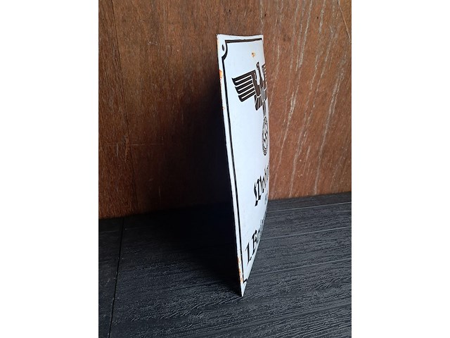 Gebogen emailbord ss duitsland l 400mm b 300mm - afbeelding 2 van  3