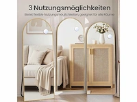 Gebogen standaardspiegel - 160 x 50 cm met vergrootspiegel - afbeelding 4 van  9