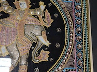 Geborduurde doek in kader - afbeelding 2 van  2