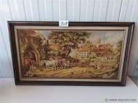 Geborduurde prent - afbeelding 1 van  3