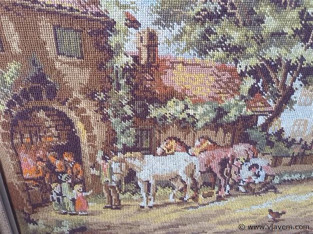 Geborduurde prent - afbeelding 2 van  3