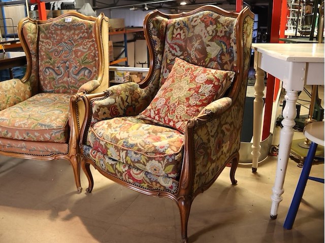 Geborduurde zetel (x2) - afbeelding 6 van  8