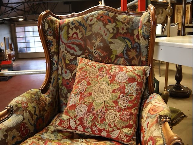 Geborduurde zetel (x2) - afbeelding 7 van  8