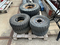 Gebruikte heftruck banden (6x) - afbeelding 1 van  2