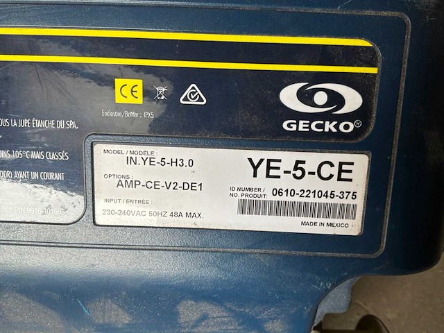 Gecko in.ye-5-h3.0 besturingssysteem voor spa en jacuzzi - afbeelding 2 van  2