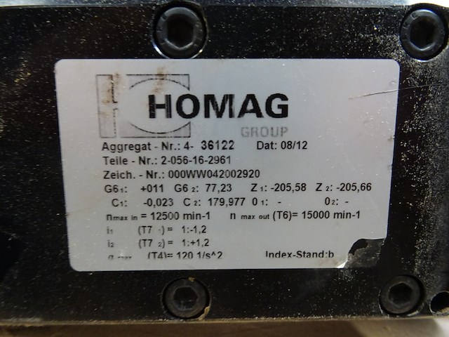 Gecombineerde boor- en freeskop homag - afbeelding 4 van  4