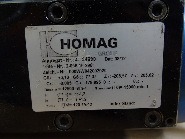 Gecombineerde boor- en freeskop homag - afbeelding 4 van  4