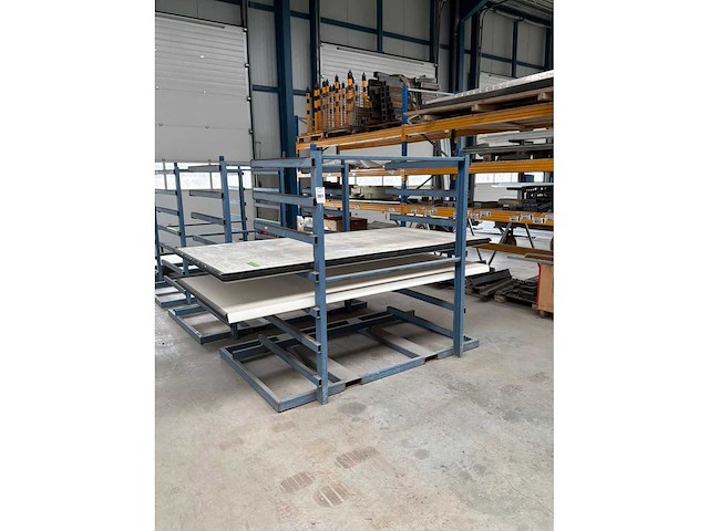 Geconstrueerd metalen rek (7 niveaus) (4x) - afbeelding 2 van  6