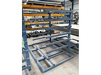 Geconstrueerd metalen rek (7 niveaus) (4x) - afbeelding 4 van  6