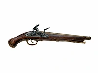 Gedecoreerd pistool (flintlock pistol) met... - afbeelding 2 van  2