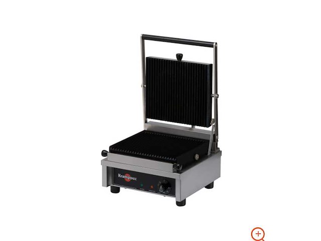 Gedelec - multicontactgrill klein - krampouz - gecid3ao - afbeelding 1 van  1