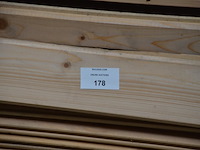 Gedemonteerd grenen tuinhuis (lot grenen planken) - afbeelding 5 van  6