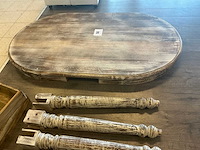 Gedemonteerde eetkamertafel - afbeelding 2 van  4