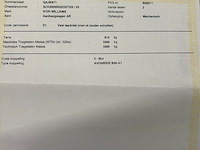 Gedemonteerde machine aanhangwagen i for williams dubbel as, met kentekenbewijs deel i en identificatieverslag (54) - afbeelding 7 van  15