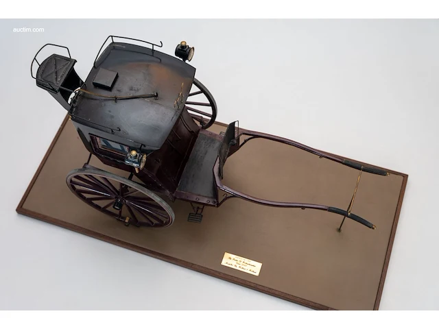 Gedetailleerd schaalmodel 'hansom cab' door... - afbeelding 3 van  11