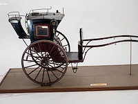 Gedetailleerd schaalmodel 'hansom cab' door...