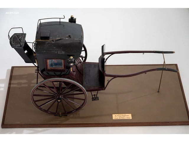 Gedetailleerd schaalmodel 'hansom cab' door... - afbeelding 5 van  11