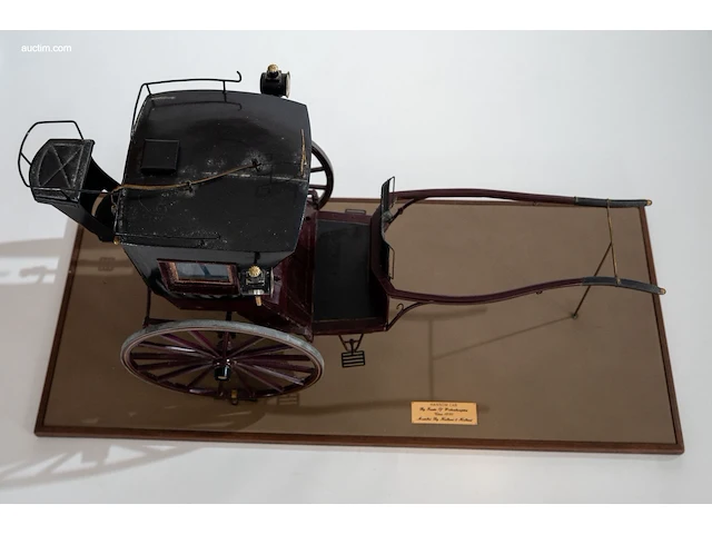 Gedetailleerd schaalmodel 'hansom cab' door... - afbeelding 7 van  11