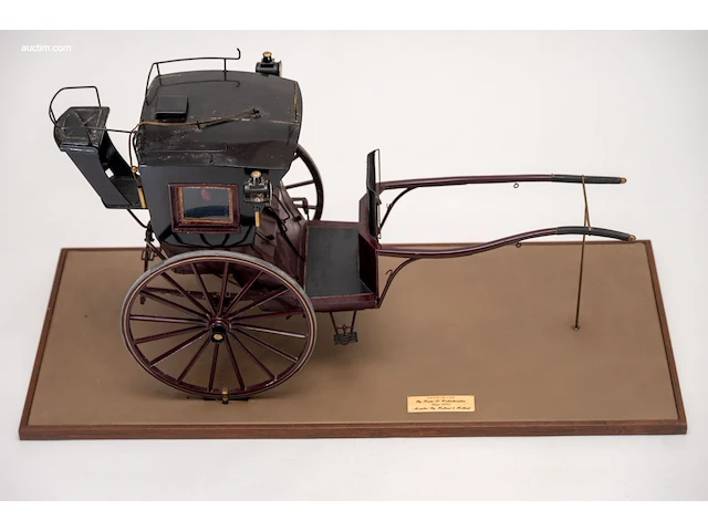 Gedetailleerd schaalmodel 'hansom cab' door... - afbeelding 8 van  11