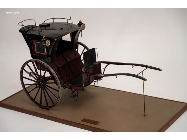 Gedetailleerd schaalmodel 'hansom cab' door... - afbeelding 10 van  11