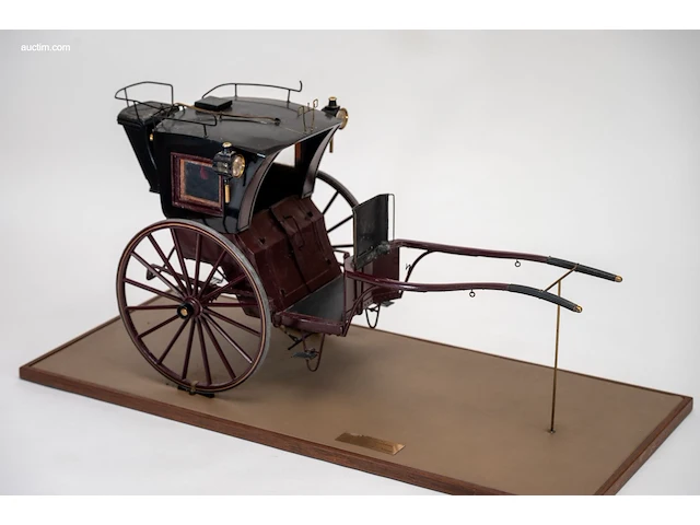Gedetailleerd schaalmodel 'hansom cab' door... - afbeelding 11 van  11