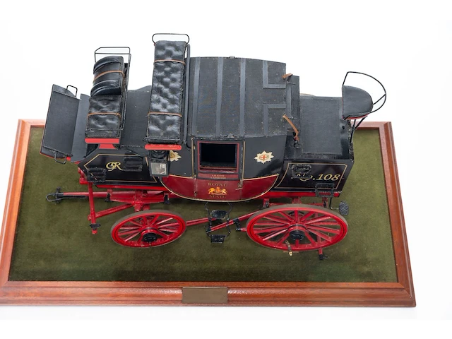 Gedetailleerd schaalmodel 'royal mail coach'... - afbeelding 3 van  4