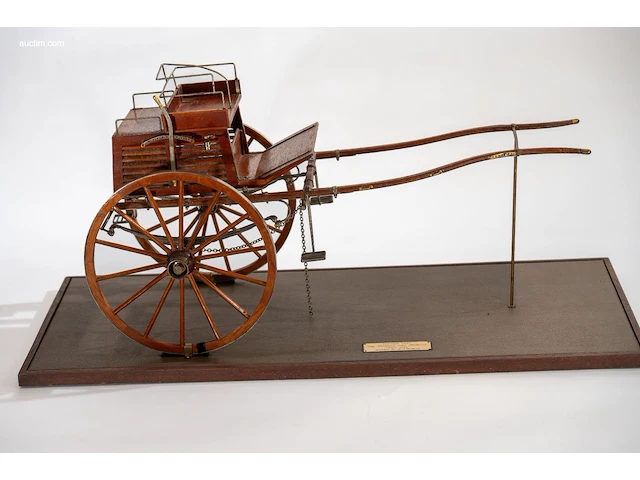 Gedetailleerd schaalmodel 'tandem cart' door r.s.... - afbeelding 1 van  6