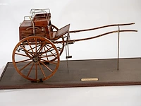 Gedetailleerd schaalmodel 'tandem cart' door r.s....