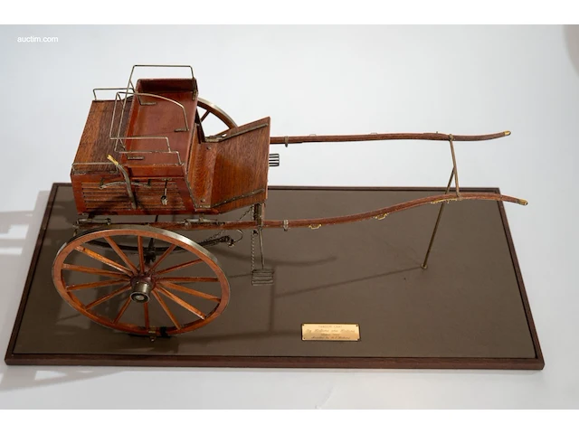 Gedetailleerd schaalmodel 'tandem cart' door r.s.... - afbeelding 2 van  6
