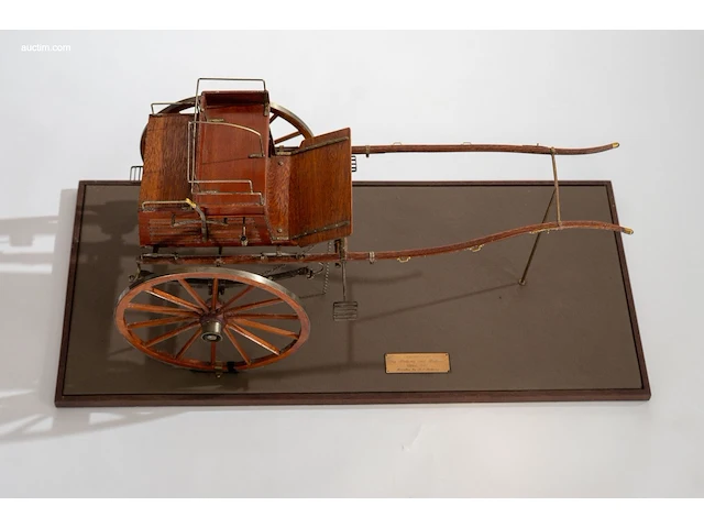 Gedetailleerd schaalmodel 'tandem cart' door r.s.... - afbeelding 3 van  6