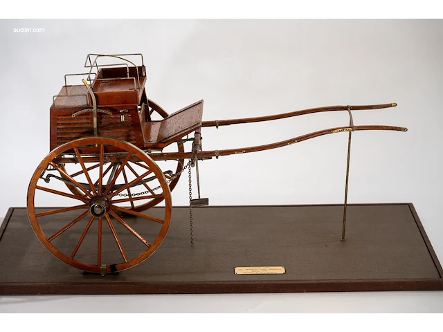 Gedetailleerd schaalmodel 'tandem cart' door r.s.... - afbeelding 4 van  6