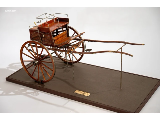 Gedetailleerd schaalmodel 'tandem cart' door r.s.... - afbeelding 6 van  6