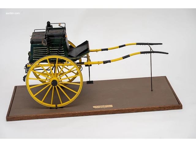 Gedetailleerd schaalmodel 'tandem cart' door... - afbeelding 1 van  6