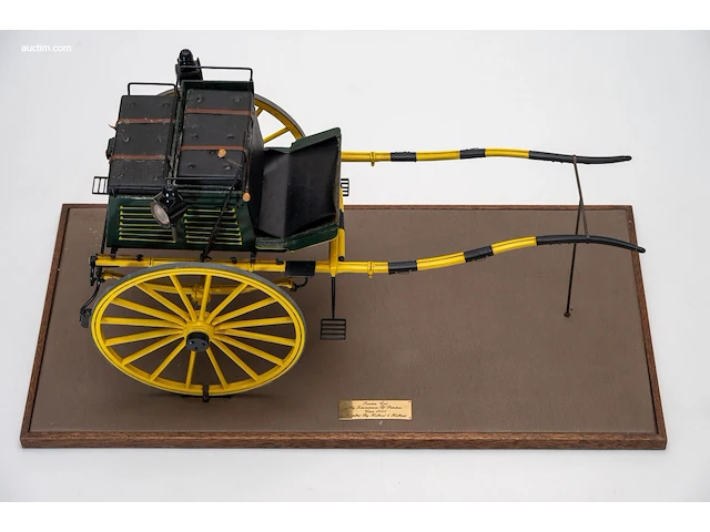 Gedetailleerd schaalmodel 'tandem cart' door... - afbeelding 3 van  6